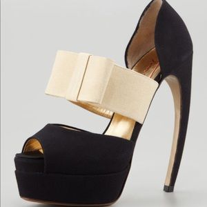 WALTER STEIGER bow d’Orsay pump